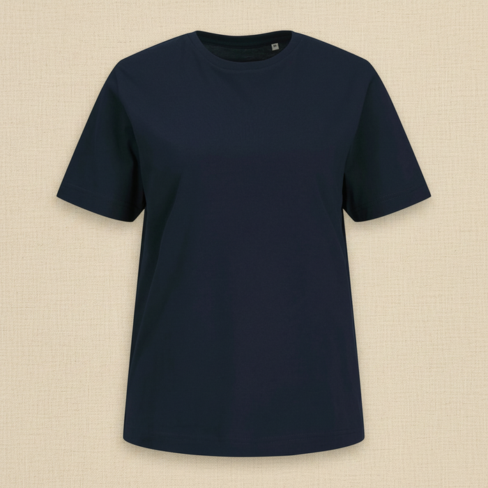 Damen einfarbig T-Shirt aus Bio-Baumwolle