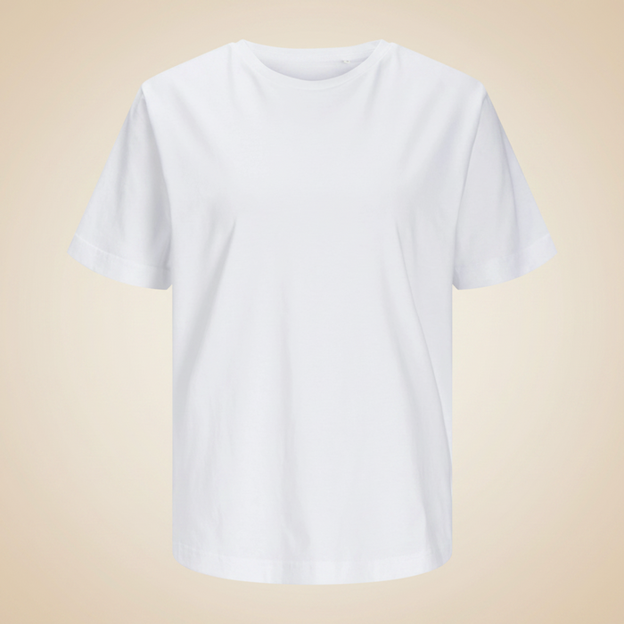Damen einfarbig T-Shirt aus Bio-Baumwolle